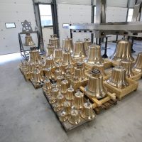 cloches avant montage
